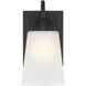 Malone 1 Light 5 inch Matte Black Wall Sconce Wall Light
